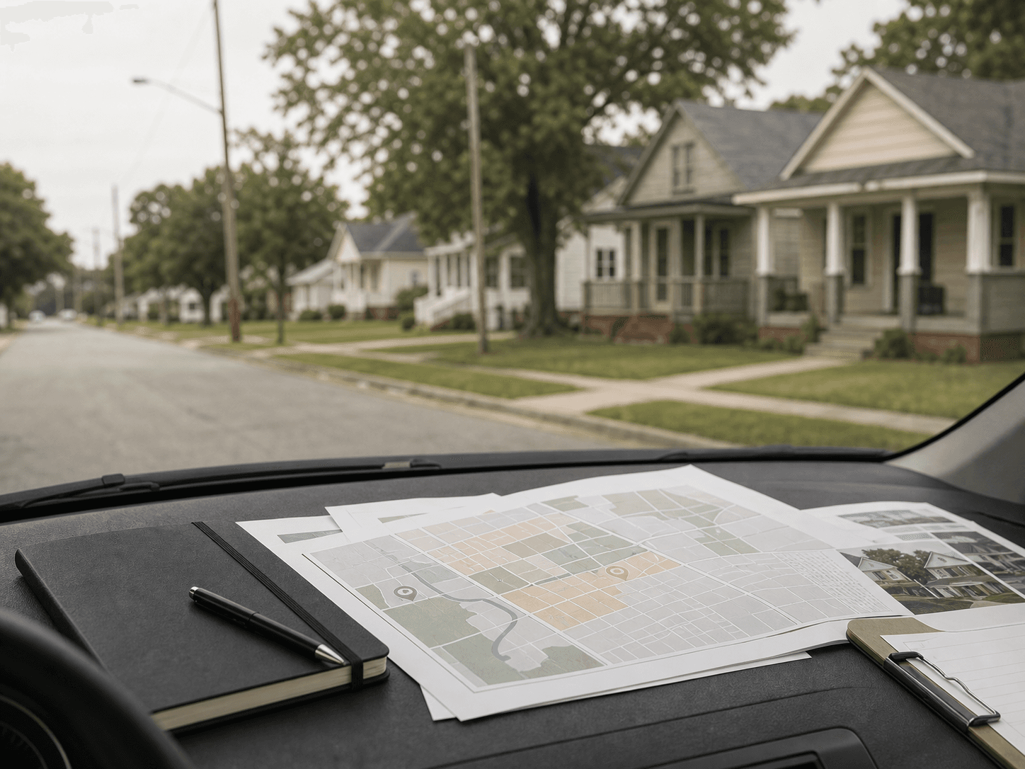 Common investor mistakes: bad neighborhoods editorial image